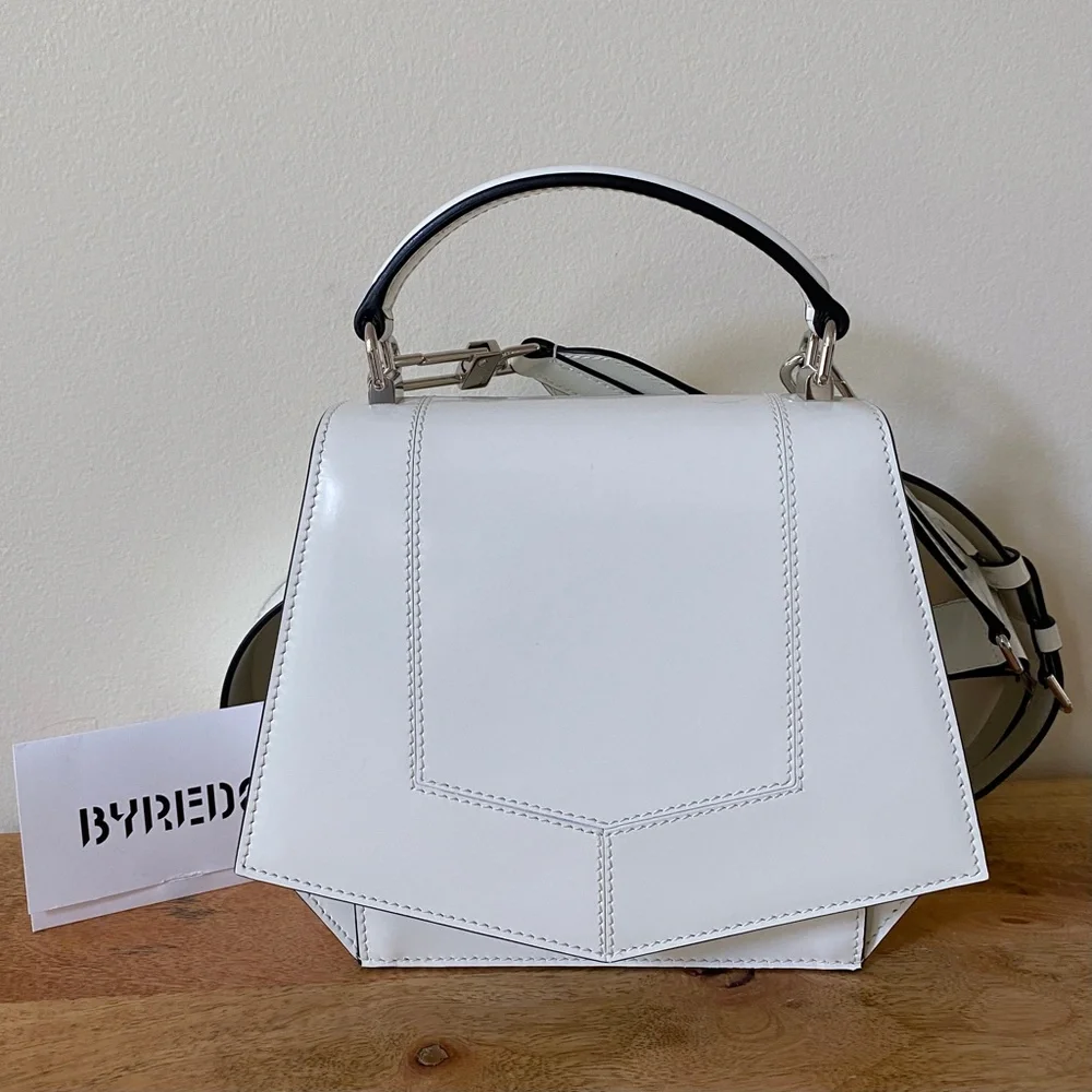 Byredo New Crossbody White Leather Shoulder Bag